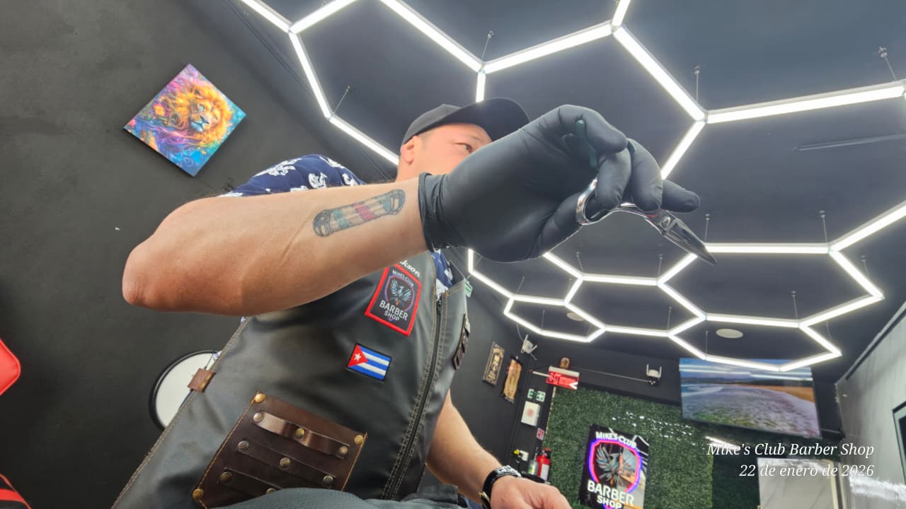 Dixon cortando - Vista desde la silla